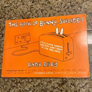 The book of bunny suicides ~ dark comedy cartoon book